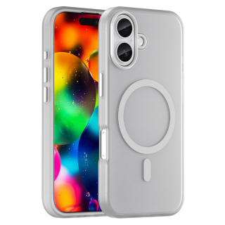 Kryt na iPhone 17 Candy s podporou MagSafe biely