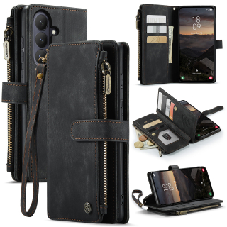 Puzdro na Samsung Galaxy S26 CASEME Deluxe čierne