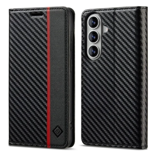 Puzdro na Samsung Galaxy S26 LC.IMEEKE Carbon vertical