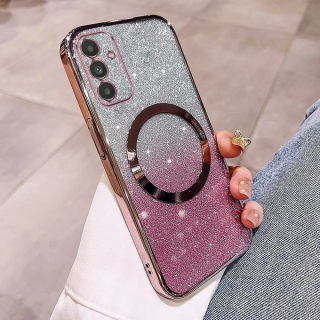Kryt na Samsung Galaxy S26 Glitter MagSafe ružový