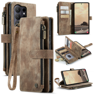 Puzdro na Samsung Galaxy S26 Ultra CASEME Deluxe hnedé