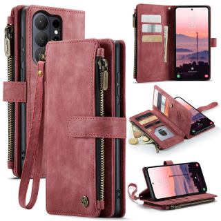 Puzdro na Samsung Galaxy S26 Ultra CASEME Deluxe červené