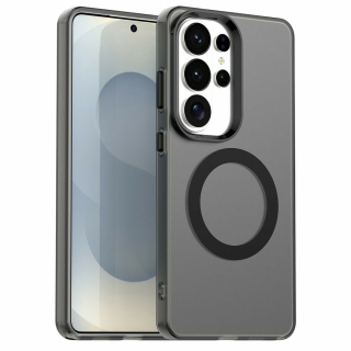 Kryt na Samsung Galaxy S26 Ultra gumový Magnetic (podpora MagSafe) čierny