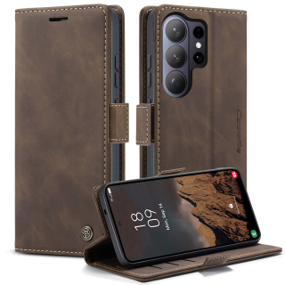 Puzdro na Samsung Galaxy S26 Ultra CASEME hnedé