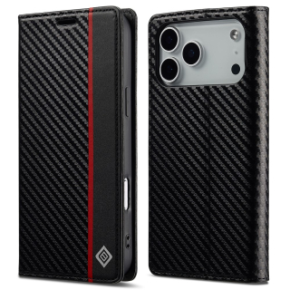 Puzdro pre iPhone 17 Pro LC.IMEEKE Carbon Vertical