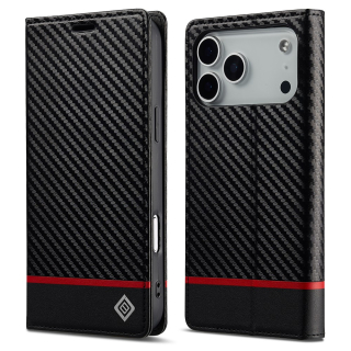 Puzdro pre iPhone 17 Pro LC.IMEEKE Carbon Horizontal