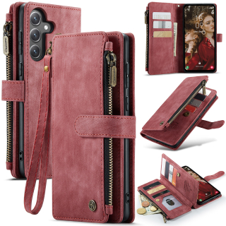 Puzdro na Samsung Galaxy S25 FE CASEME Deluxe červené