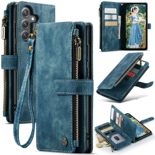 Puzdro na Samsung Galaxy S25 FE CASEME Deluxe modré