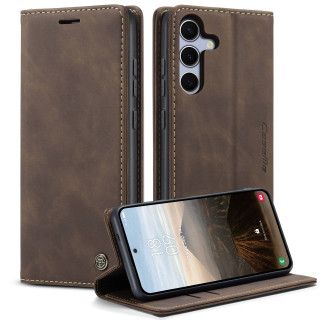 Puzdro na Samsung Galaxy S25 FE CASEME hnedé